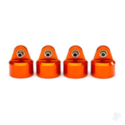 Traxxas Shock caps, aluminium (orange-anodised), GT-Maxx shocks (4 pcs) 8964T