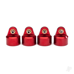 Traxxas Shock caps, aluminium (Red-anodised), GT-Maxx shocks (4 pcs) 8964R