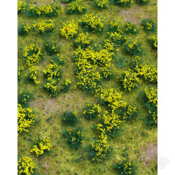 JTT Flowering Meadow Yellow, 5x7in, Sheet 95605