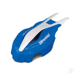 Traxxas Canopy, Front, Blue / white, Aton 7912
