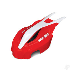Traxxas Canopy, Front, Red / white, Aton 7911