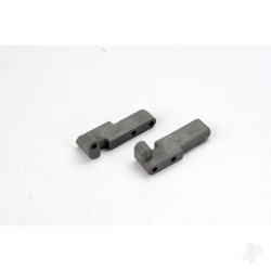 Traxxas Servo mounts, steering / shift (Front & Rear) (grey) 4918A