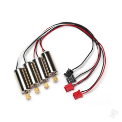 Traxxas Motor, clockwise (high output, Red connector) (2 pcs) / motor, counter-clockwise (high output, black connector) (2 pcs) 6634