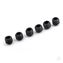 Traxxas Screws, set (grub), 4mm (with heavy duty threadlock) (6) 4897X