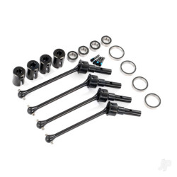 Traxxas Driveshafts, Steel constant-velocity (assembled), Front or Rear (4 pcs) (#8654, 8654G, or 8654R and #7758, 7758G, or 7758R required for a complete Set) 8950X