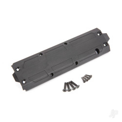 Traxxas Skidplate, center / 4x20 CCS (4) / 3x10 CS (4) (fits Maxx with extended chassis (352mm wheelbase)) 8945R
