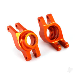 Traxxas Carriers, stub axle (orange-anodised 6061-T6 aluminium) (Rear) (2 pcs) 8952A