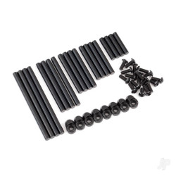 Traxxas Suspension pin Set, complete (hardened Steel), 4x64mm (4 pcs), 4x22mm (4 pcs), 4x38mm (4 pcs), 4x33mm (4 pcs), 4x47mm (4 pcs) / 3x8mm BCS (14 pcs) / 3x6mm BCS (4 pcs) / retainers (8 pcs) 8940X