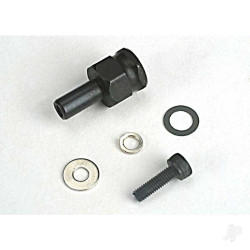 Traxxas Adapter nut, clutch / 3x10mm cap scre with washer / split washer (not for use with IPS Crankshafts) 4844
