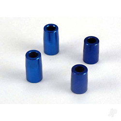 Traxxas TapeRed bearing block spacers (Blue-anodised, aluminium) (3x6x10.75mm) (2 pcs) / (3x6x8.9mm) (2 pcs) 4828