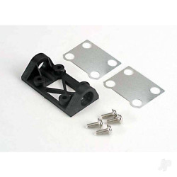 Traxxas Bearing block, Front (supports Front shaft) / belt tension adjustment shims (Front / middle) / screws 4827
