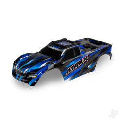Traxxas Body, Maxx, blue (painted, decals applied) (fits Maxx with extended chassis (352mm wheelbase)) 8918A