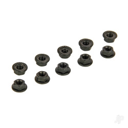 Helion M3 Serrated Wheel Nuts (Black) 10 pcs S1168