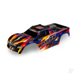 Traxxas Body, Maxx, yellow (painted, decals applied) (fits Maxx with extended chassis (352mm wheelbase)) 8918P