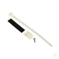 Traxxas Attachment bracket, plug / foam tape / tie wrap / 3x10mm wst screw (old style, replace with 4132) 4577