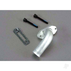 Traxxas Exhaust header with gasket & screws 4550
