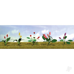 JTT Assorted Flower Plants 3, O-Scale, (10 per pack) 95562