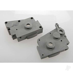 Traxxas Gearbox halves (grey) (left & right) 4491A
