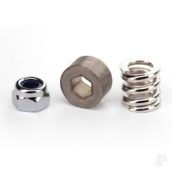 Traxxas Slipper tension spring (high rate) / spur gear bushing & locknut 4494