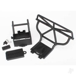 Traxxas Bumper (Rear) / battery box / battery box cover / switch cover / Body clip / 3x15mm RM (2 pcs) / 3x12mm CM (2 pcs) 4429