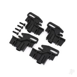 Traxxas Battery hold-down mounts, left (2)/ right (2)/ 4x15mm CCS (4) 7833