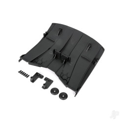 Traxxas Diffuser, rear/ diffuser wing (left & right)/ washers (2)/ 3x10mm CCS (6) 6436X