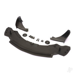 Traxxas Splitter extension / canards, left and right / washers (2)/ 4x12mm CCS (4)/ 3x15mm CCS (2)/ 3x10mm CCS (2) 6433X
