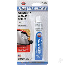 VersaChem 1.5oz Windshield & Glass Sealer Flowable Silicone (Tube, Carded) 75009