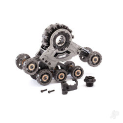 Traxxas Traxx, Front, left (assembled) (requires #8886 stub axle, #7061 GTR shock, & #8895 rubber track) 8881