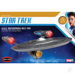 Polar Lights Star Trek Discovery USS Enterprise 1:2500 Snap Kit 971M Model Kit