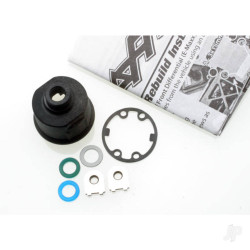 Traxxas Carrier, Differential (heavy duty) / x-ring gaskets (2 pcs) / ring gear gasket / bushings (2 pcs) / 6x10x0.5 TW 3978