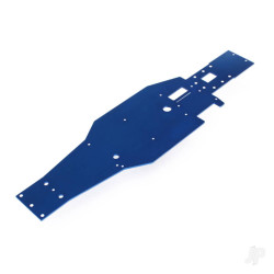 Traxxas Chassis, lower (Blue-anodised, T6 aluminium) 4422