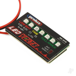 Prolux LED Volts Detector 2-3s LiPo 4-5 cell NiMH 1418