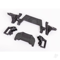 Traxxas Wing, orange/ 4x12mm FCS (4) 7821T