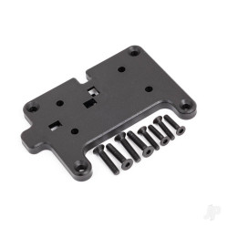 Traxxas Mounting plate, winch/ 3x15mm CCS (4)/ 2.5x12mm CCS (4) (fits TRX-6 Ultimate RC Hauler) 8844X