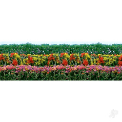 JTT Flower Hedges, 5x3/8x5/8in, HO-Scale, (8 per pack) 95510