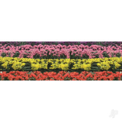 JTT Flower Hedges, 5x3/8x5/8in, HO-Scale, (8 per pack) 95509