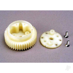 Traxxas Differential gear (45-tooth) / side cover plate & screws 4181