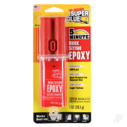 Super Glue 5 Minute Quick Setting Epoxy (1oz, 28.3g) SY-QS