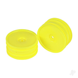 Helion 1:10 Buggy Wheel Rim 62.5mm O/D 29.5mm Width Yellow (12mm Hex) Pair A1046