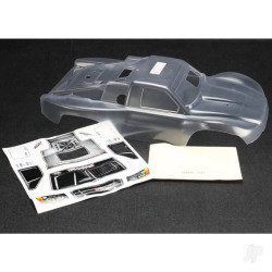 Traxxas Body, Slayer Pro 4X4 (clear, requires painting) / window masks / decal sheets 5912