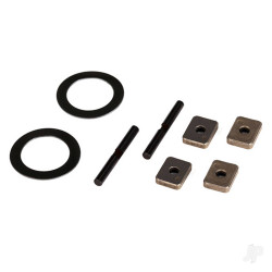 Traxxas Spider gear shaft (2 pcs) / spacers (4 pcs) / 16x23.5x.5mm TW (2 pcs) 7783