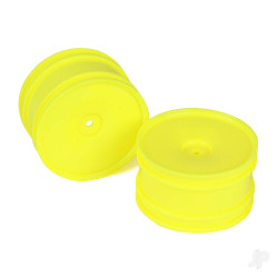 Helion 1:10 Buggy Wheel Rim 62.5mm O/D 36.5mm Width Yellow (12mm Hex) Pair A1047