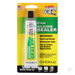 Super Glue Clear Silicone Sealer (1.5fl oz, 44.3ml) T-HC