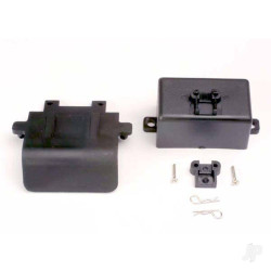 Traxxas Bumper (Rear) / battery box / Body clips (2 pcs), EZ-Start mount, 3x10CST (2 pcs) 4132