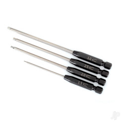 Traxxas Speed Bit Set, hex driver, 4-piece straight (1.5mm, 2.0mm, 2.5mm, 3.0mm), 1 / 4in drive 8715X