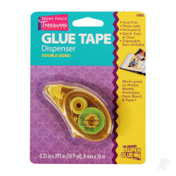 Super Glue Double-Sided Glue Tape Dispenser (0.31in x 392in, 8mm x 10m) 16032