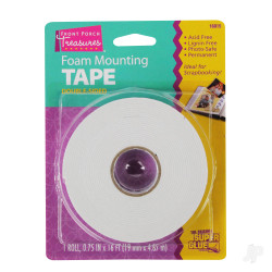 Super Glue Foam Mounting Tape, Double-Sided (.75in x 16ft) 16015