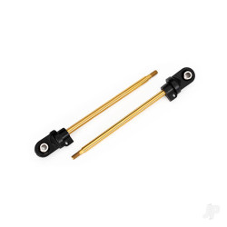 Traxxas Shaft, GTX shock, TiN-coated (2 pcs) (assembled with rod ends and Steel hollow balls) 7763T