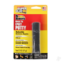 Super Glue 5 Minute Quick Fix Epoxy Putty Stick (2oz, 57g) 15400
